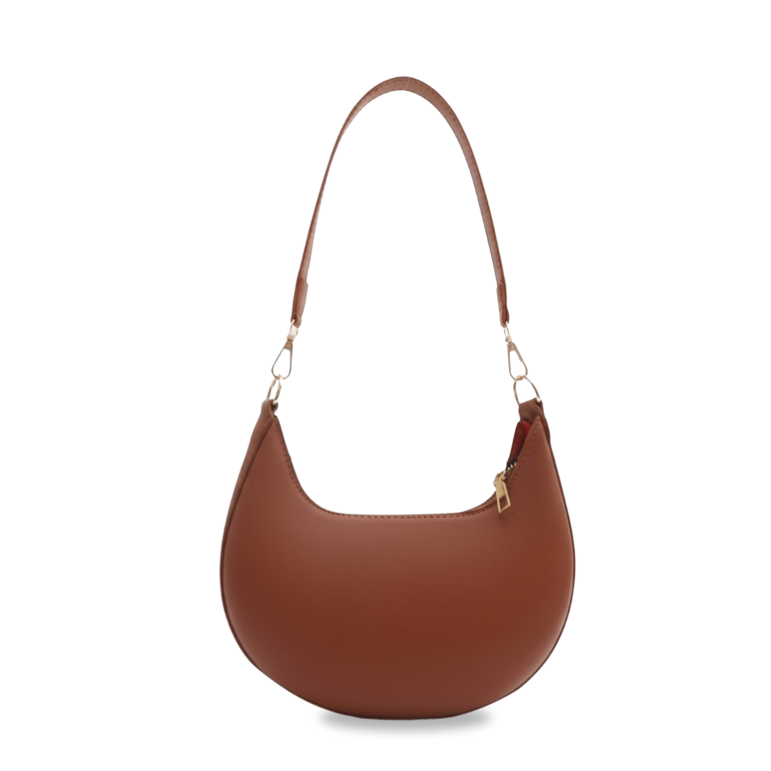 Irene – Chic & Minimalist High-Quality Leather Crescent Shoulder Bag