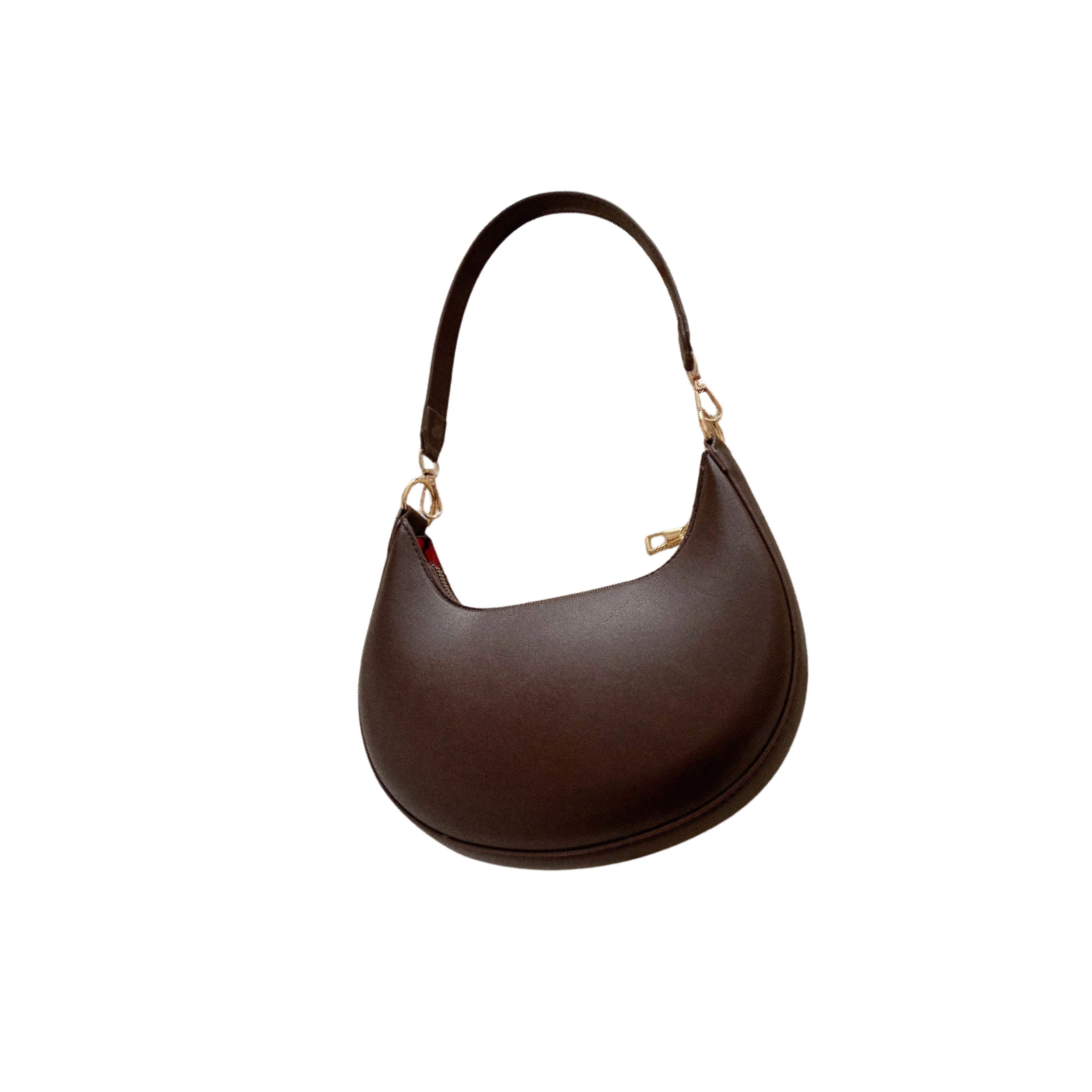 Irene – Minimalist & Chic Crescent PU Leather Shoulder Bag