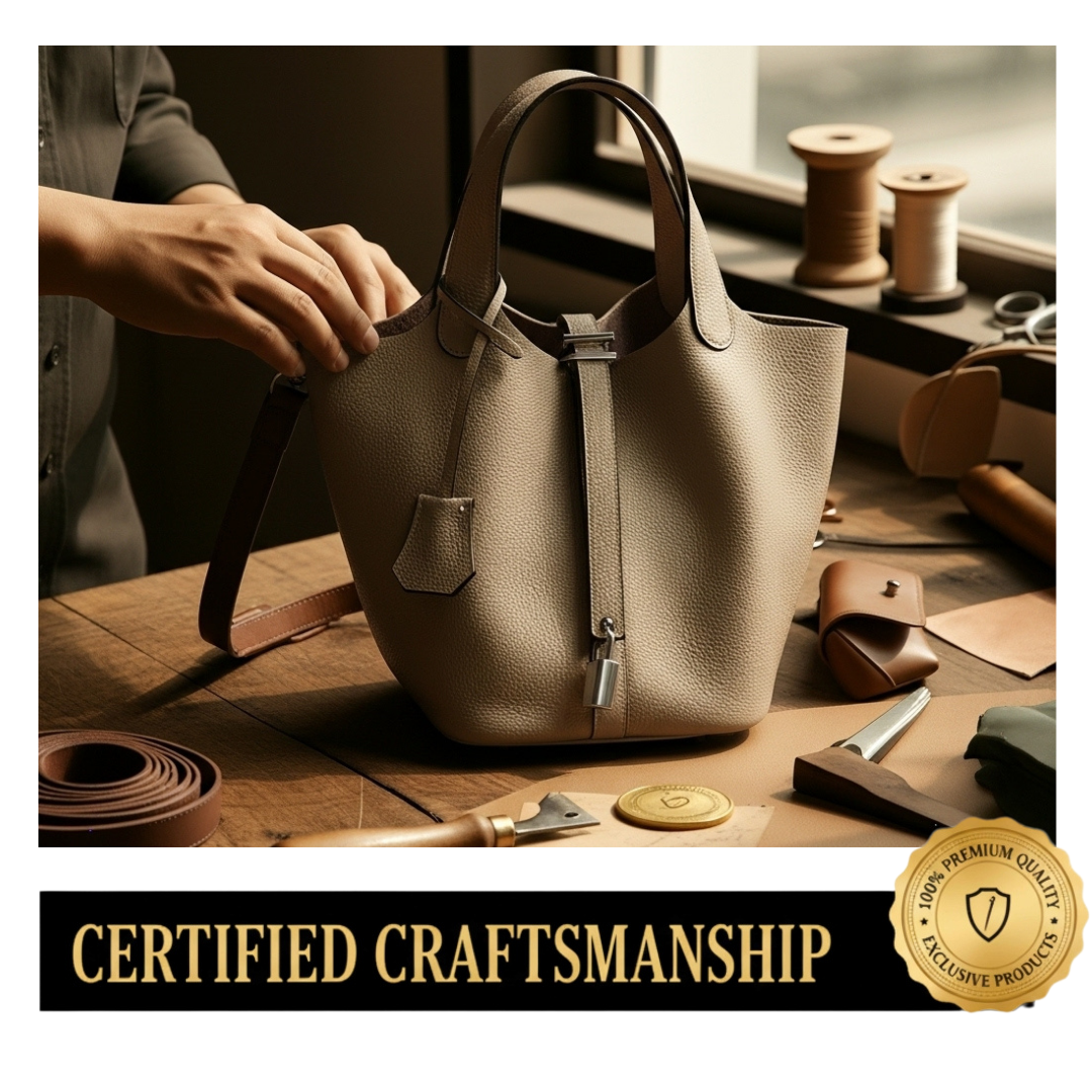 Irene – Lightweight Stylish Leather Bucket Bag