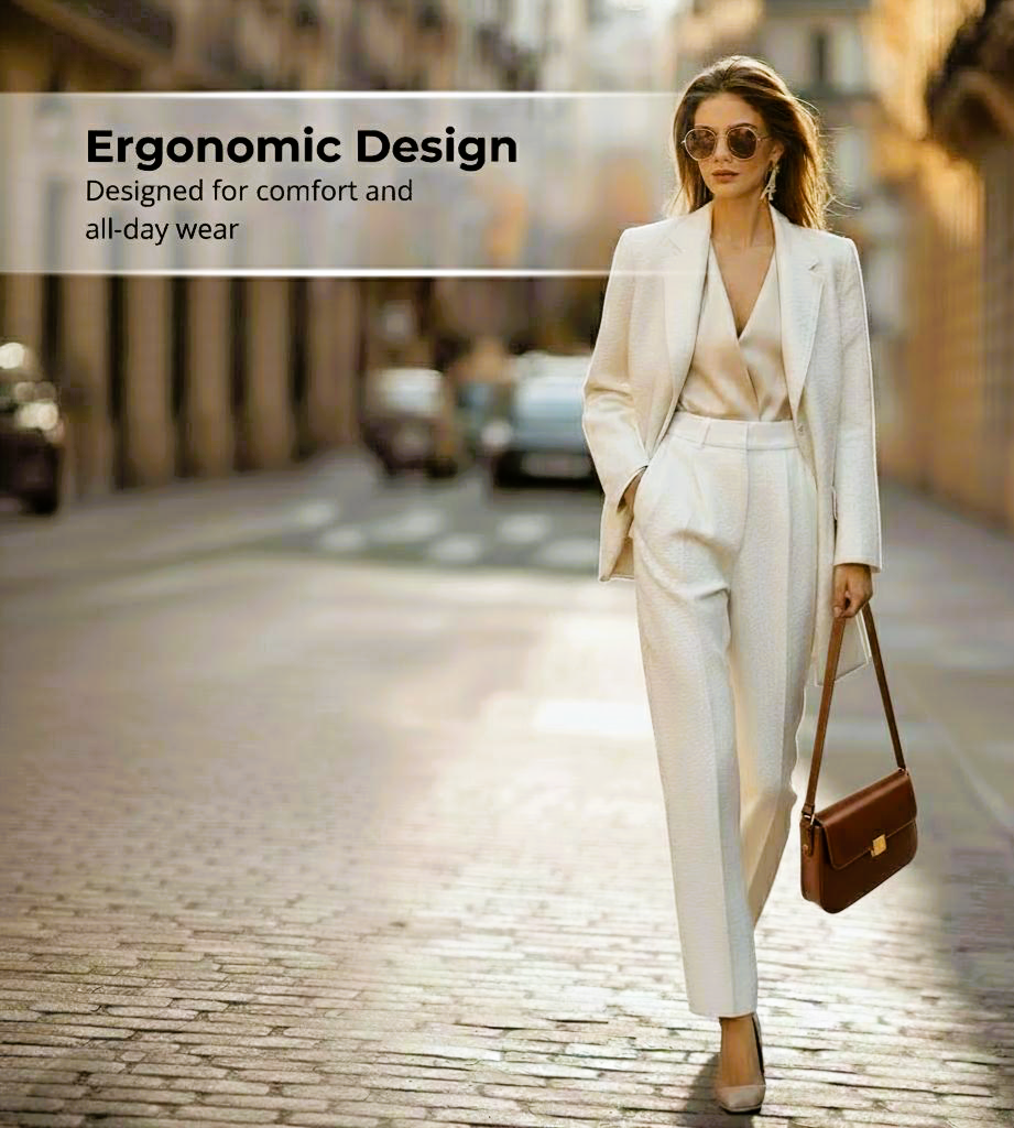 Irene – Elegant Minimalist Genuine Leather Shoulder Bag