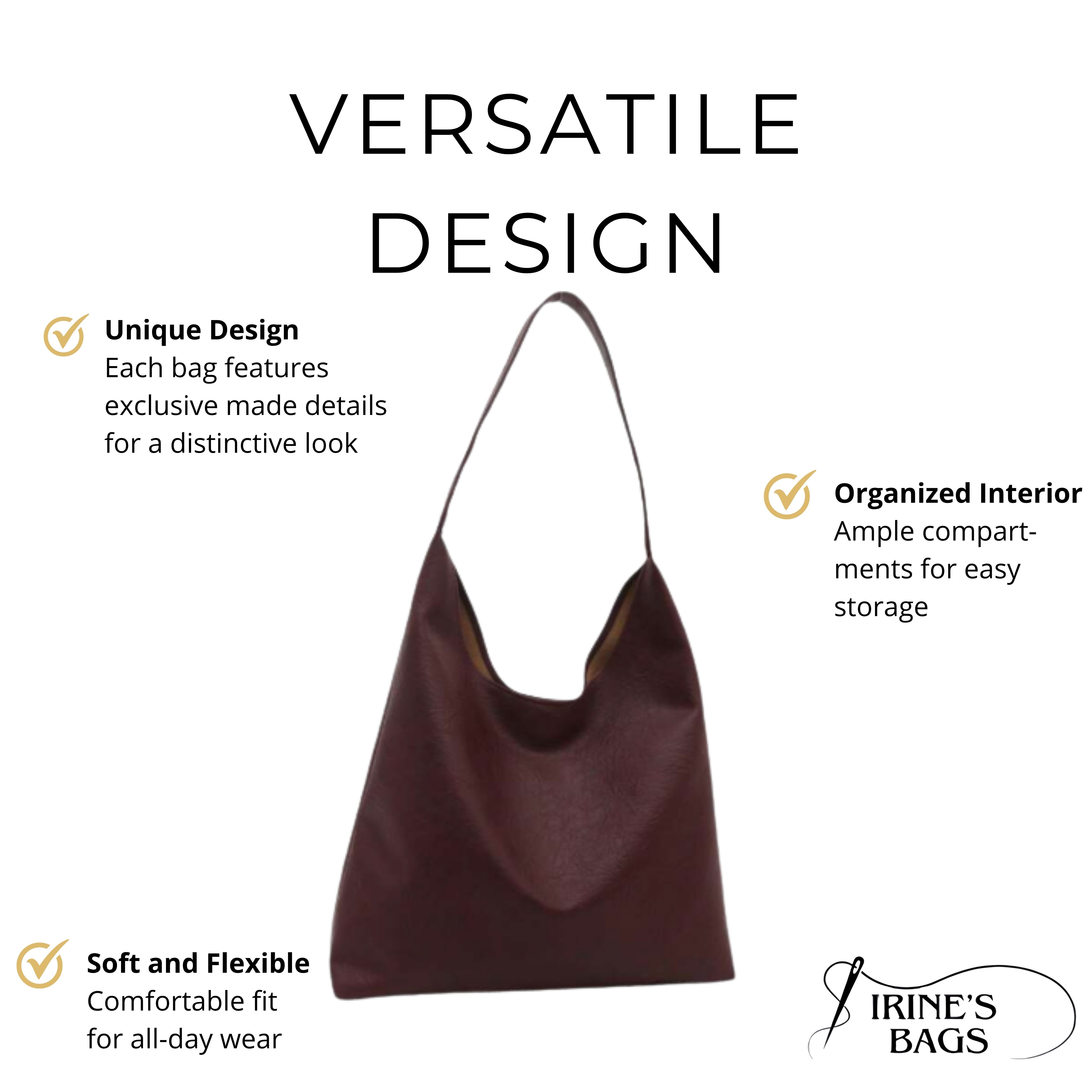 Irene – Solid Color 2-in-1 Commuter Shoulder Bag