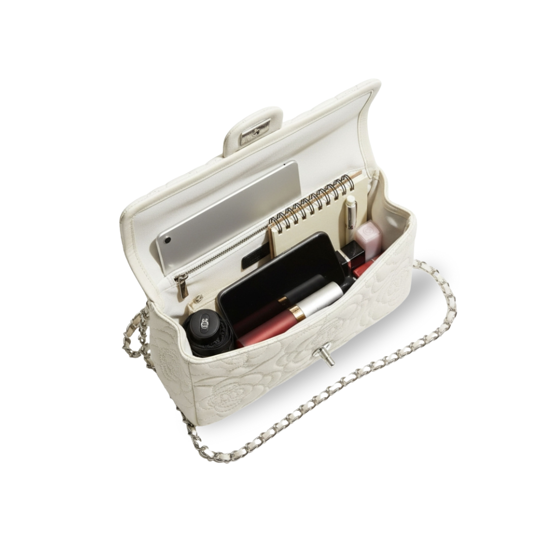 Irene – Soft Sheepskin Quilted Leather Chain Crossbody Bag