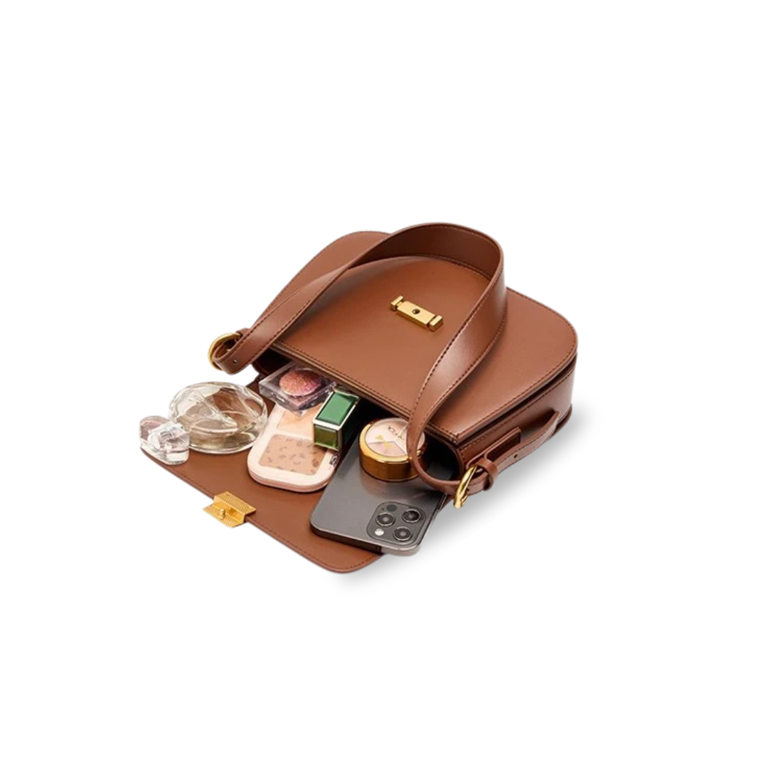 Irene – Elegant Minimalist Leather Shoulder Bag