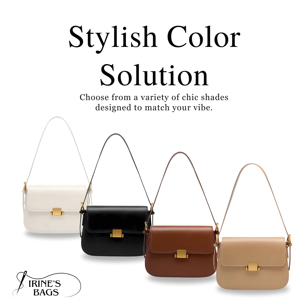 Irene – Elegant Minimalist Leather Shoulder Bag