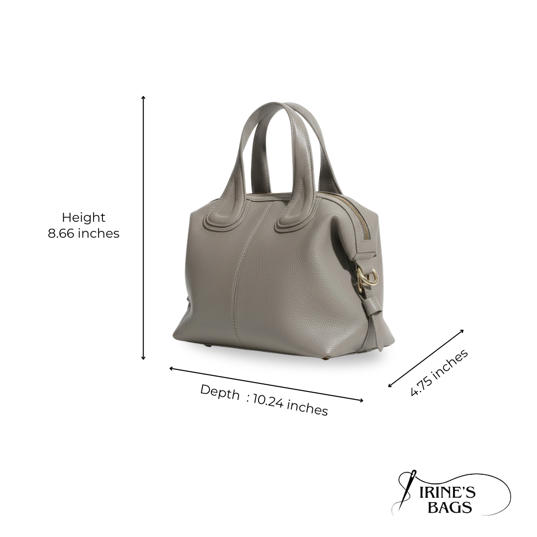 Irene – Stylish & Practical Genuine Leather Handbag