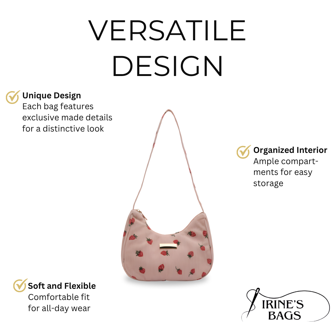 Irene – Versatile Small Leather Square Shoulder Bag