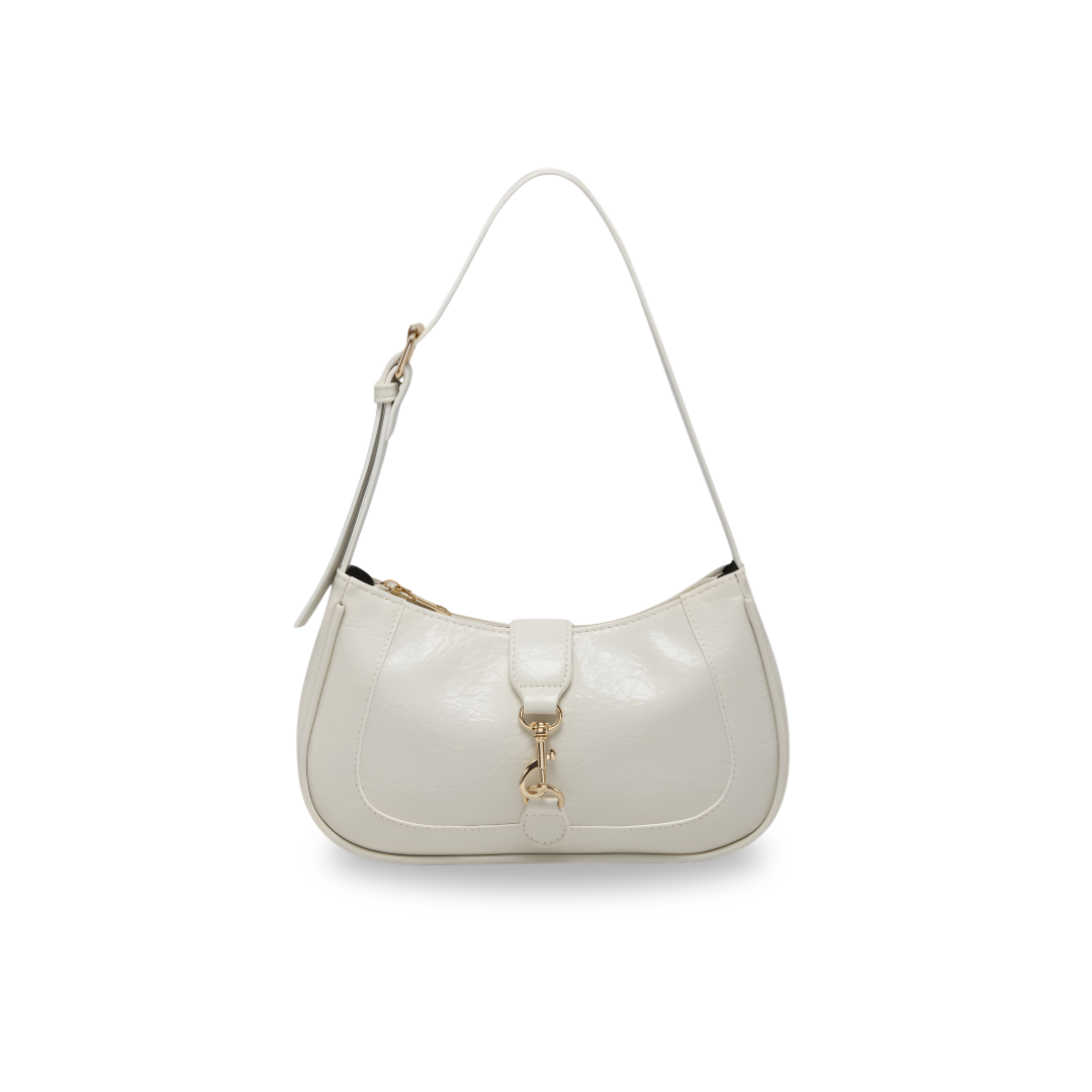Irene – Premium Leather Minimalist Crescent-Shaped Shoulder Bag