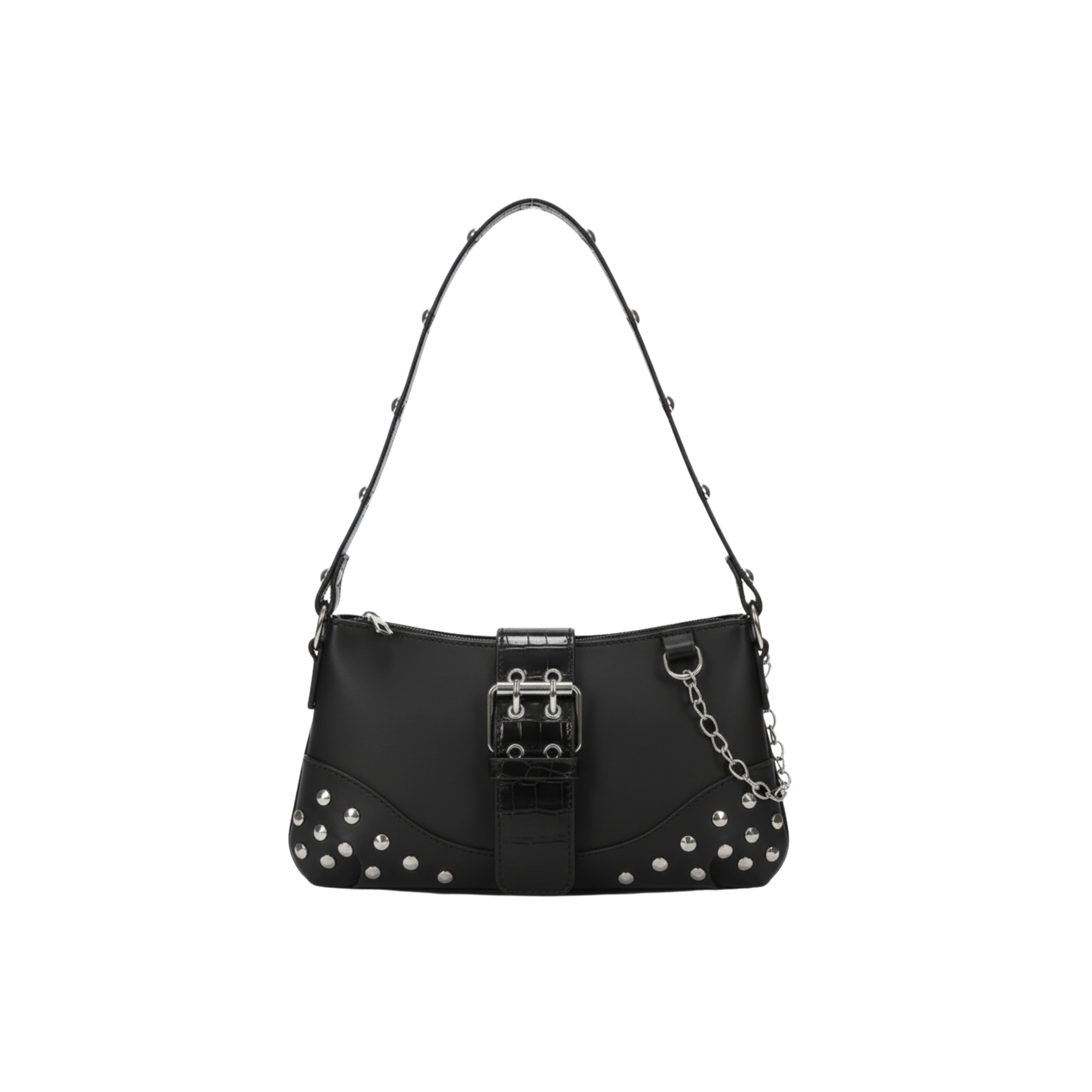 Irene – Vintage Crescent Motorcycle Shoulder Bag