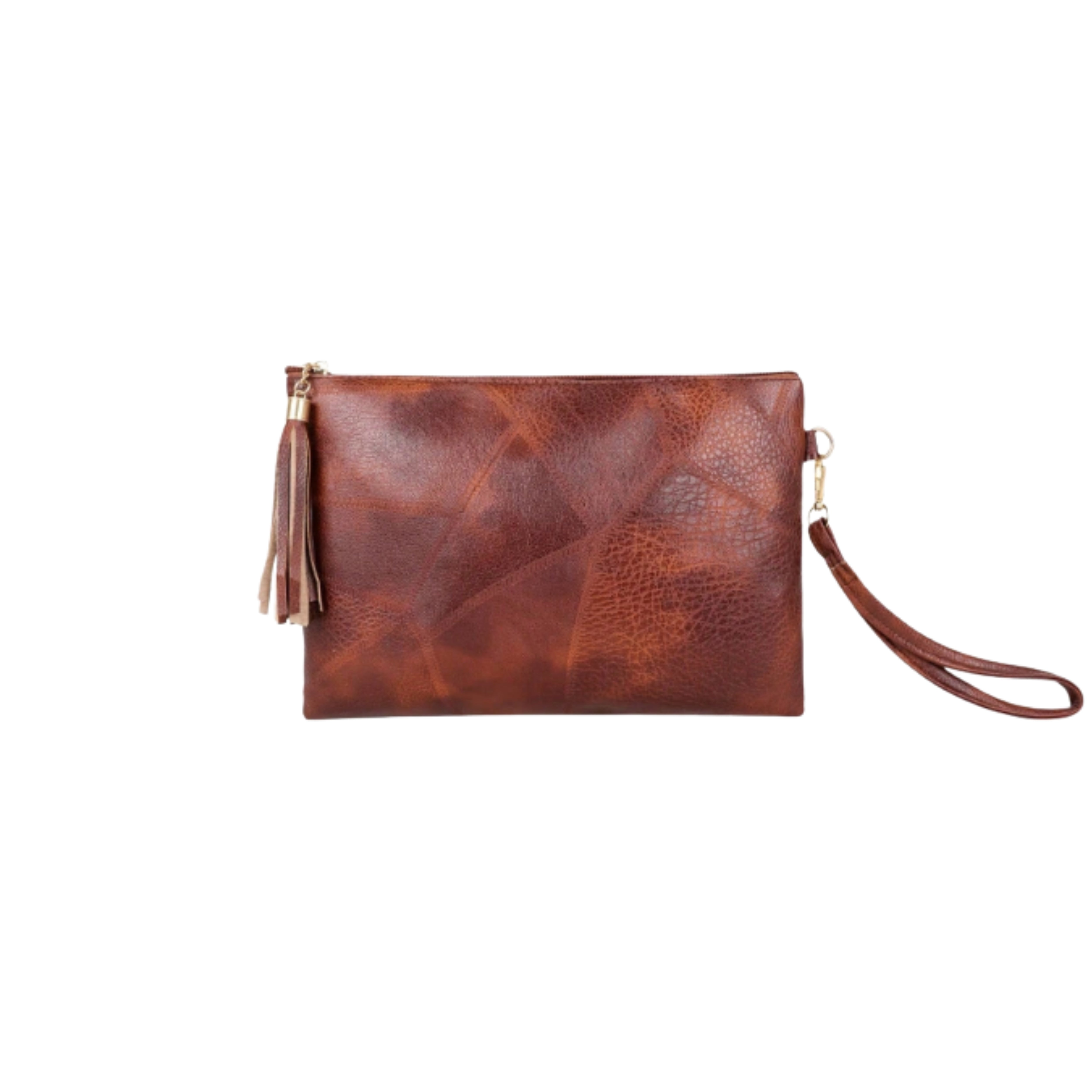 Irene – Retro Chic Embossed Wristlet Bag