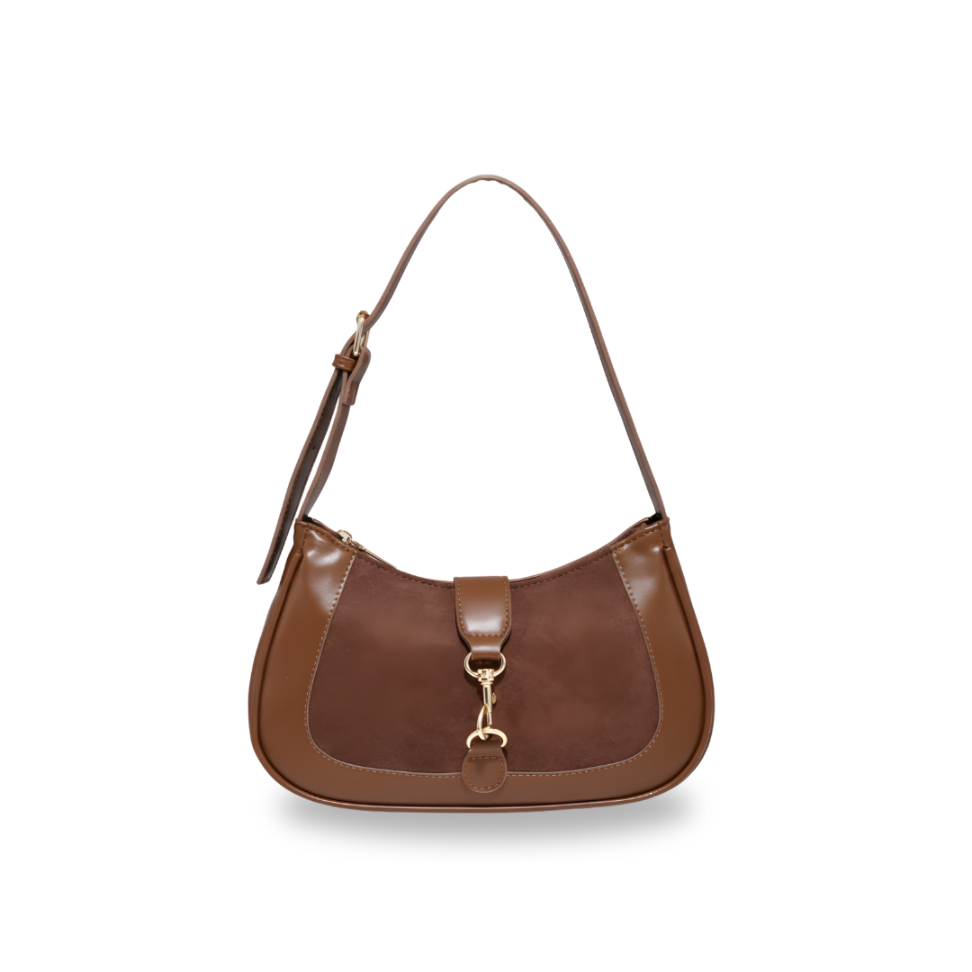 Irene – Premium Leather Minimalist Crescent-Shaped Shoulder Bag