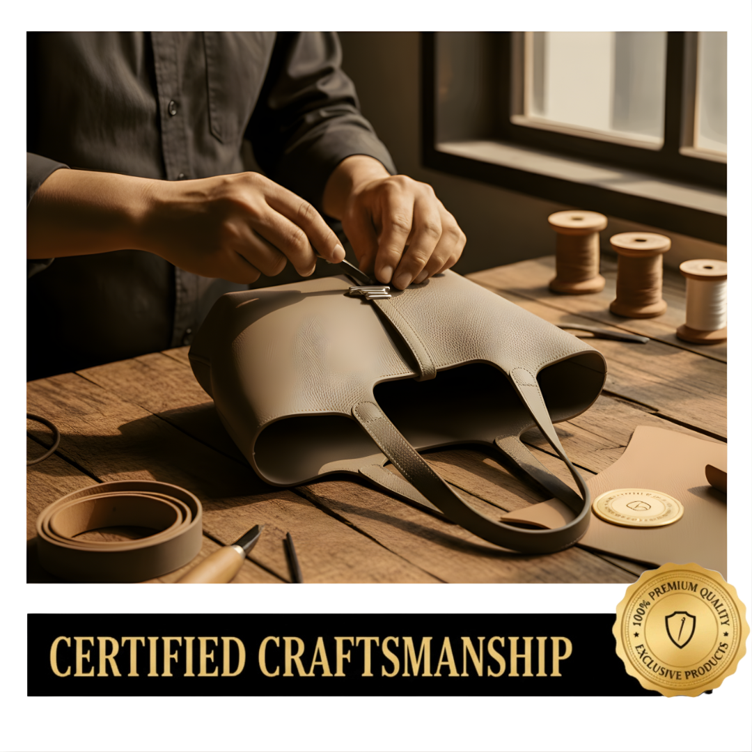 Irene – Elegant & Functional Genuine Leather Office Tote