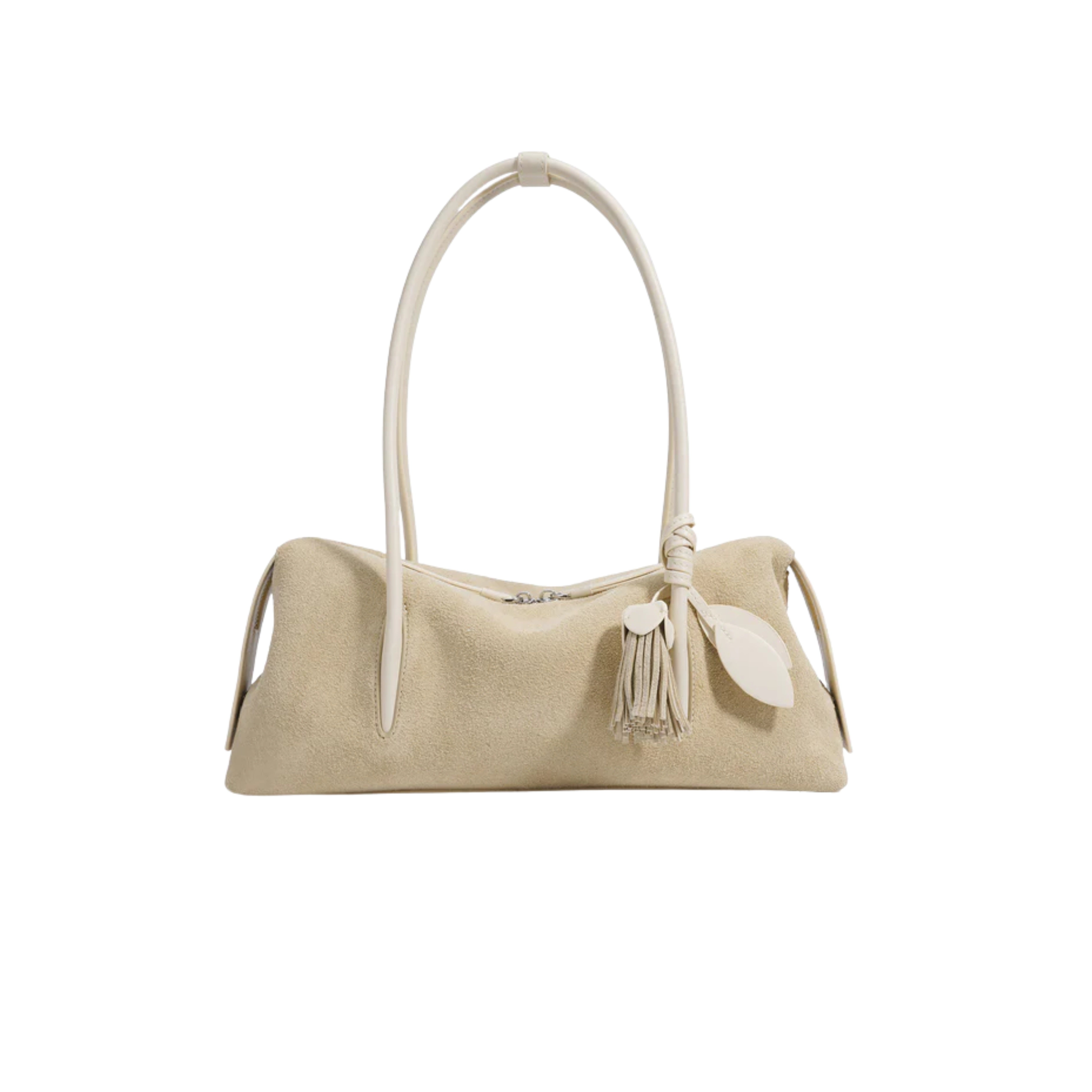 Irene – Modern Matte Leather Tassel Shoulder Bag