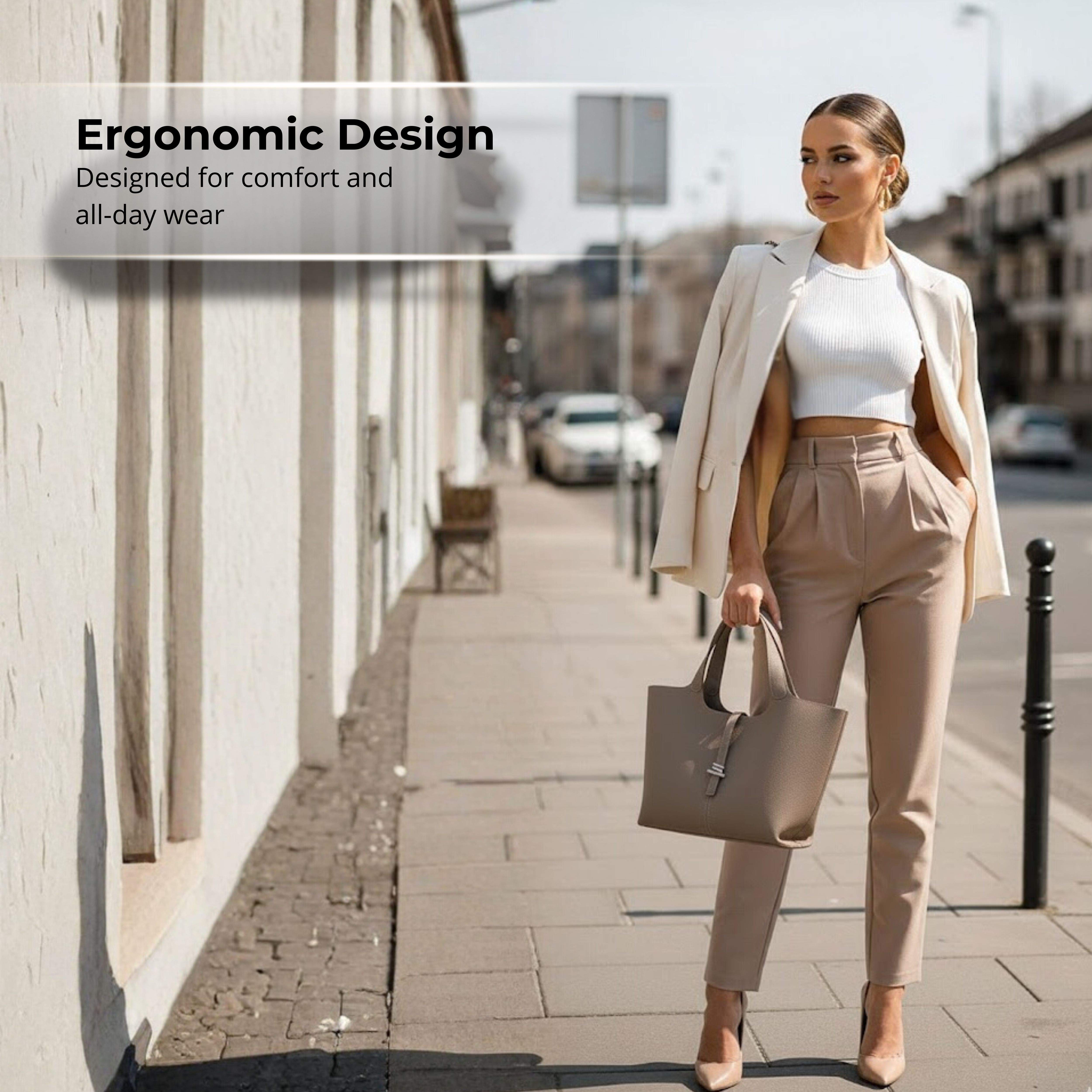 Irene – Functional & Elegant Genuine Leather Office Tote