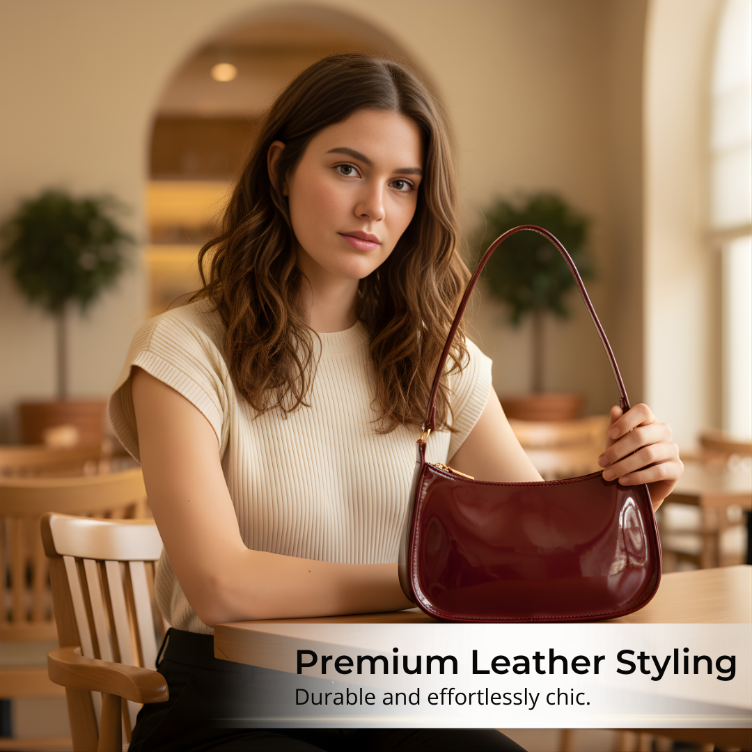 Irene – Premium Leather Minimalist Shoulder Bag