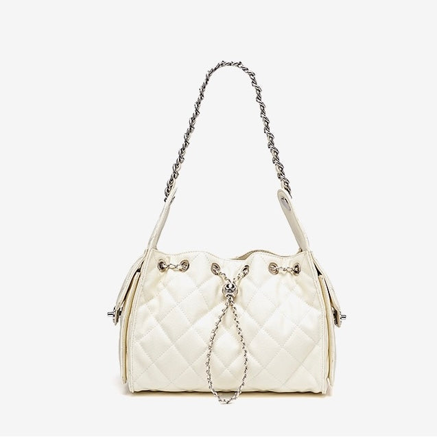 Irene – Genuine Leather Caviar Pattern Shoulder & Crossbody Bag