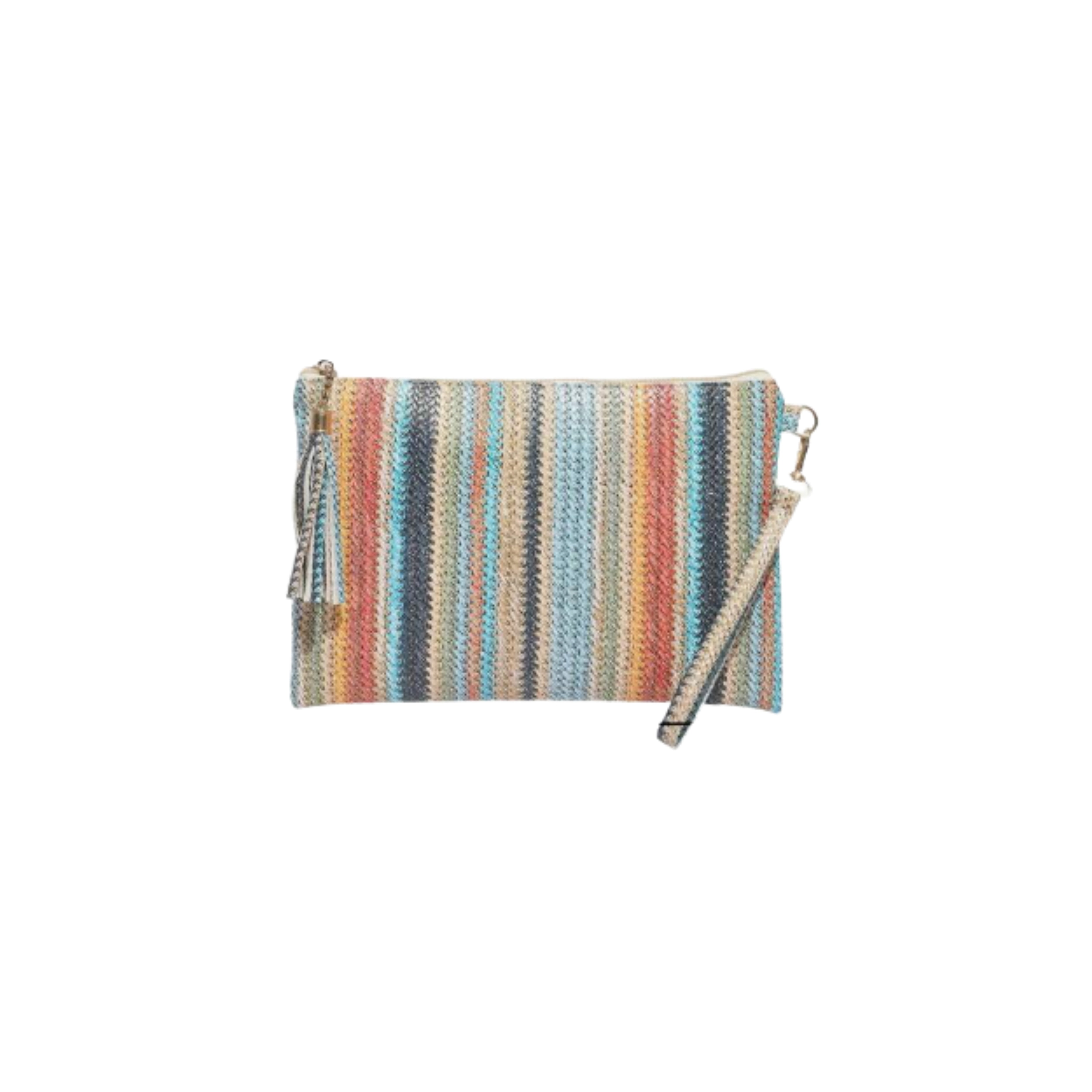 Irene – Retro Chic Embossed Wristlet Bag