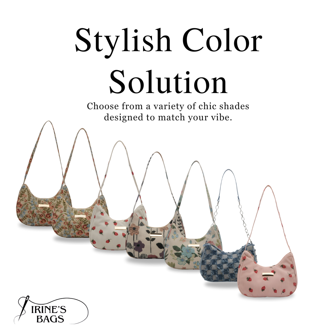 Irene – Versatile Small Leather Square Shoulder Bag