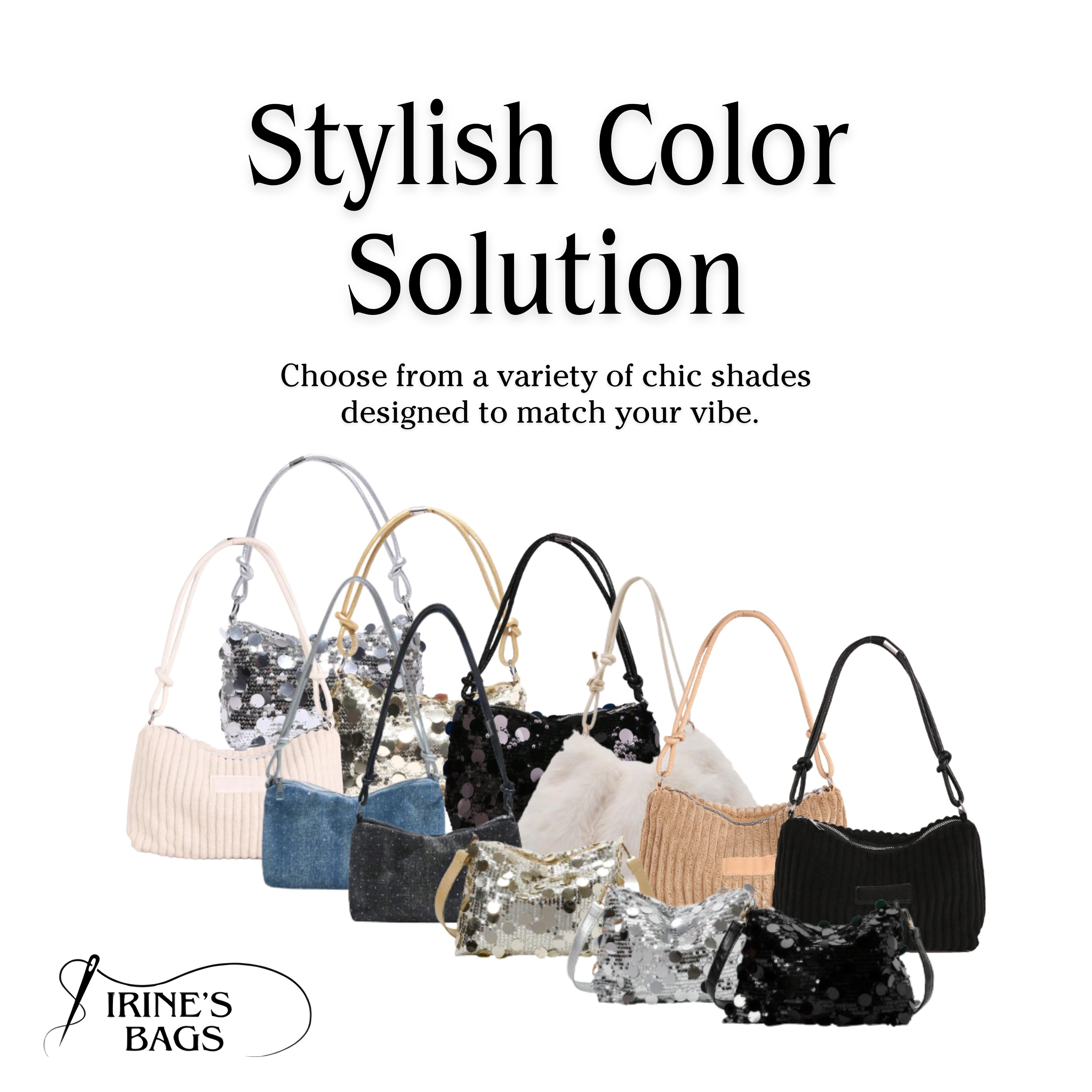 Irene – Gold-Tone Design Mini Shoulder Bag