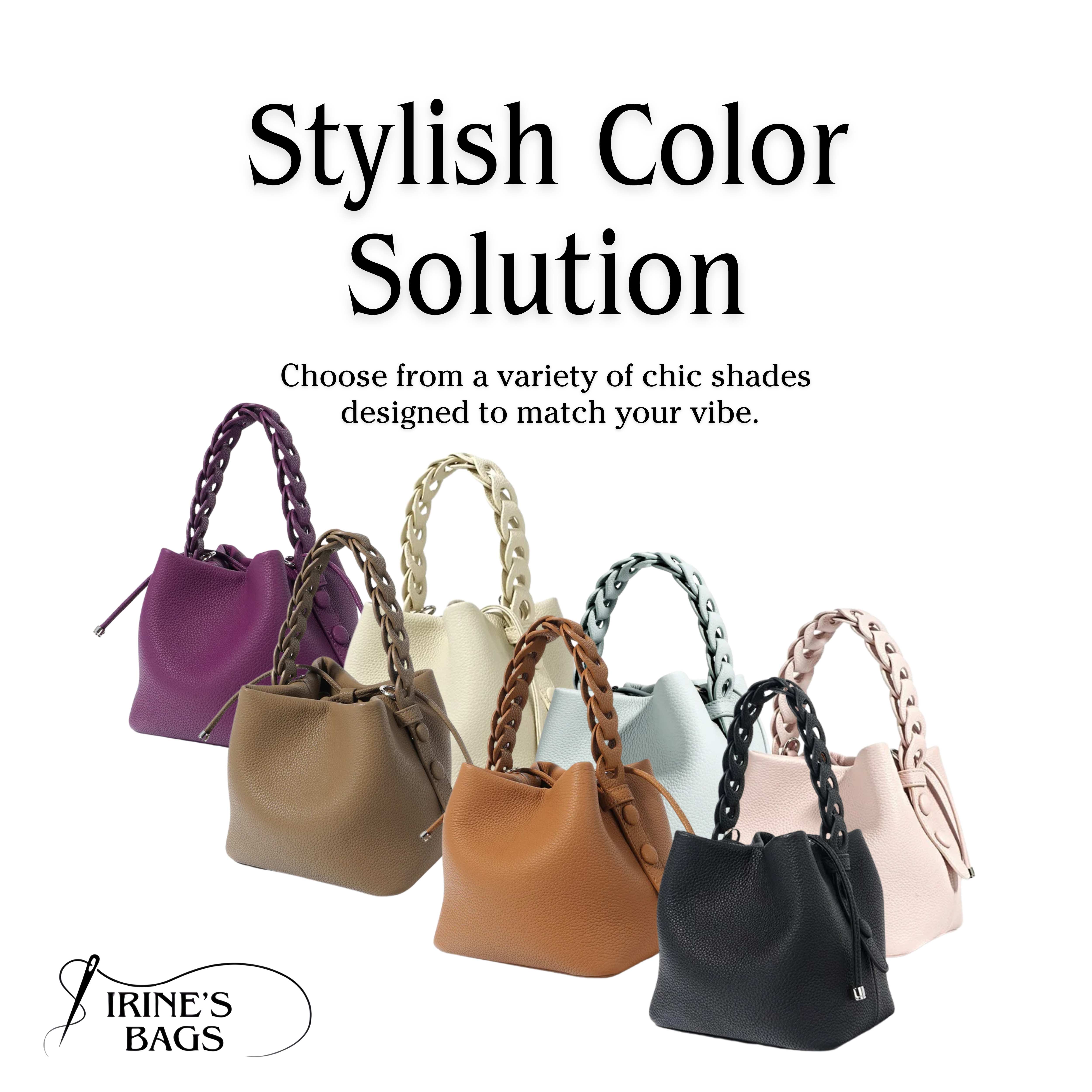 Irene – Stylish & Practical Leather Handheld Bag