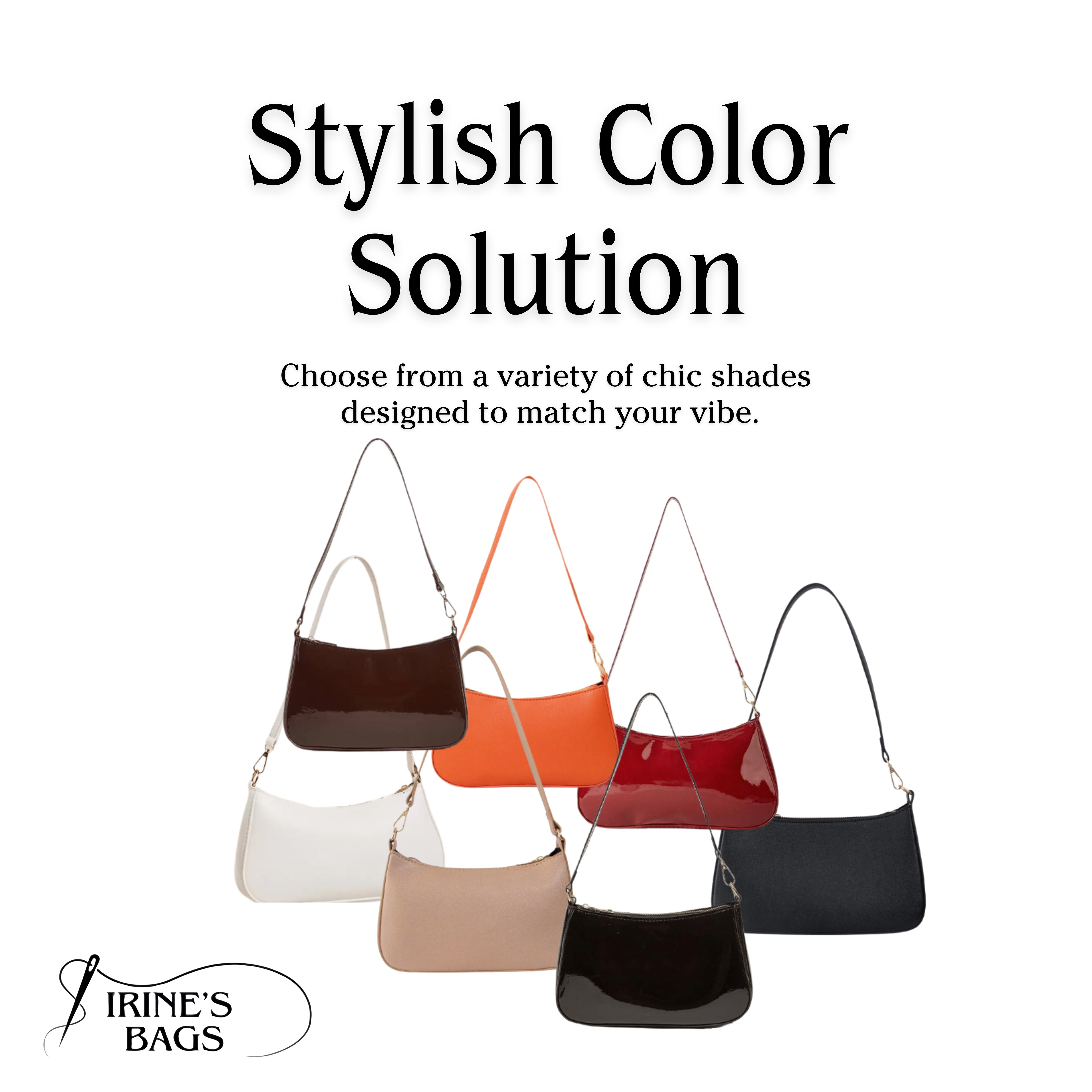 Irene – Minimalist Zipper Shoulder Bag for College Students