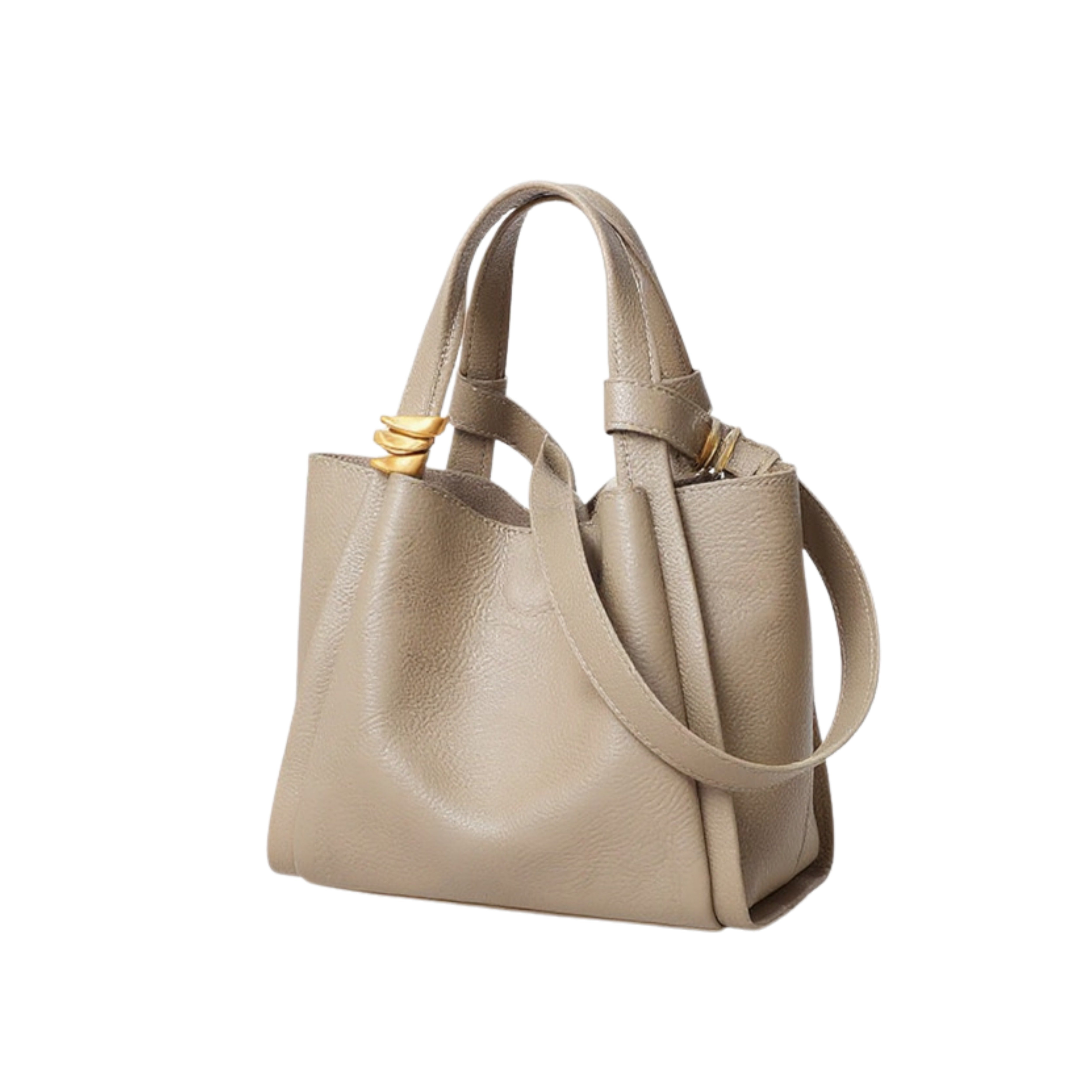 Irene – Unique Denim & Leather Hobo Bag – Soft & Stylish Leather Crossbody Bucket Bag