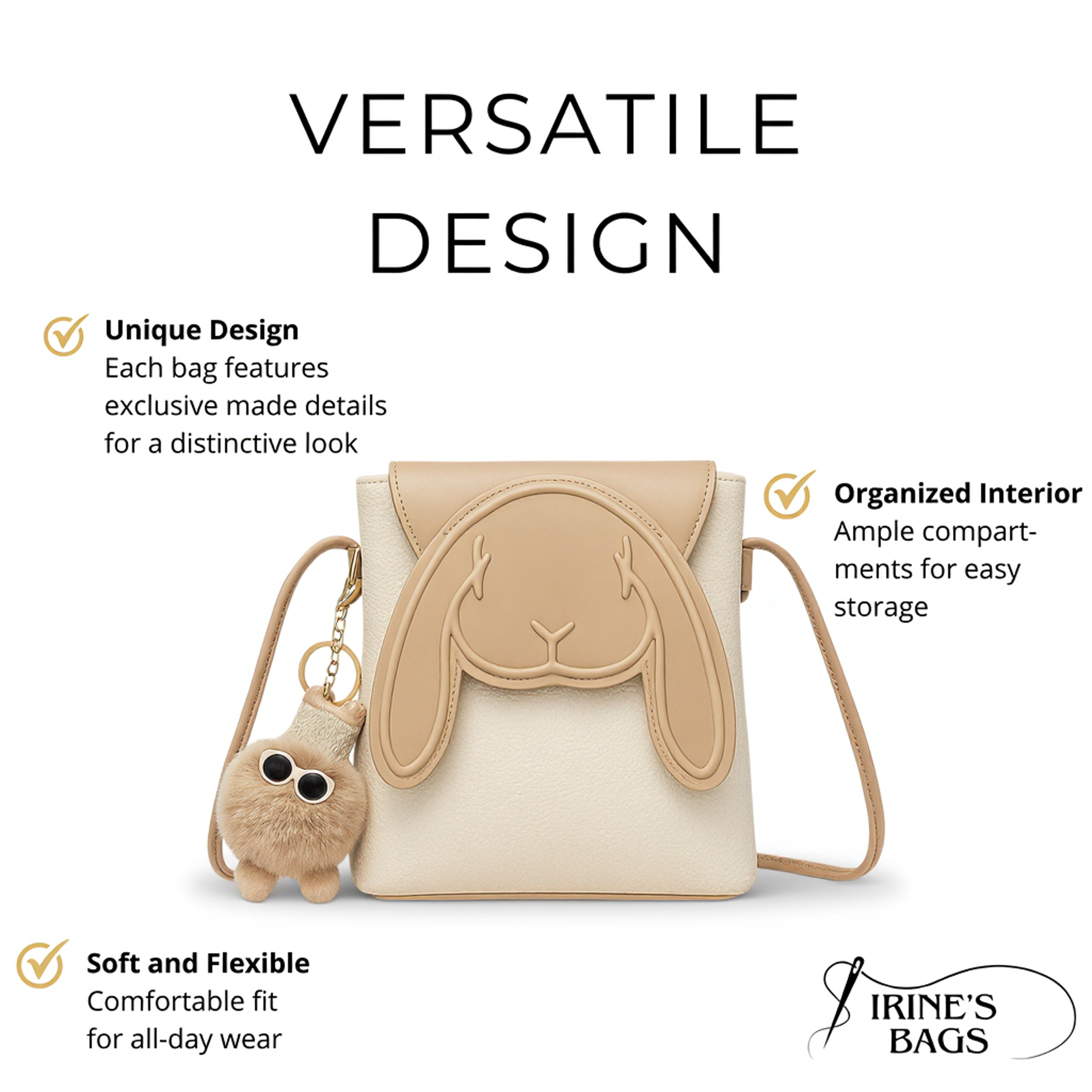 Irene – Genuine Leather Crossbody Phone Bag
