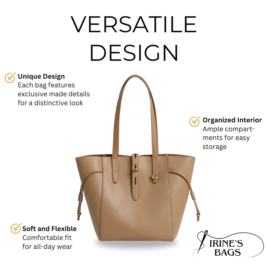 Irene – Versatile Premium Leather Tote Bag
