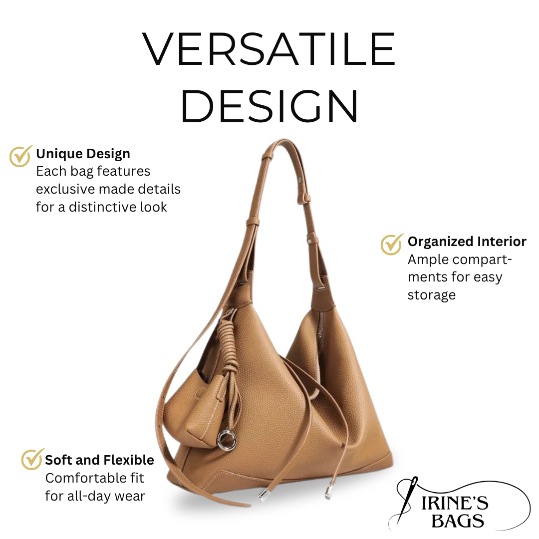 Irene – Genuine Leather Dumpling Tote Bag