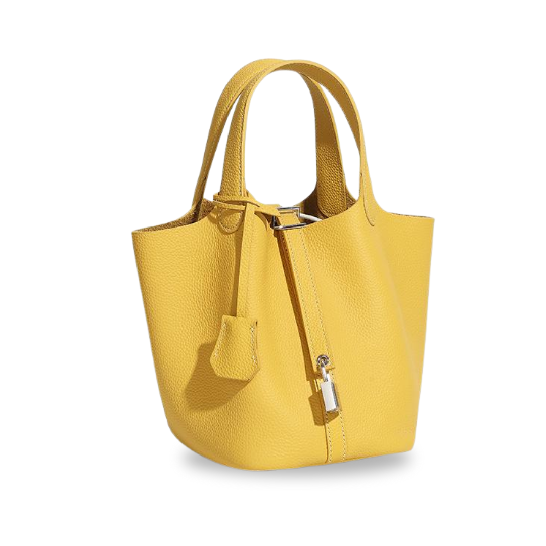 Irene – Lightweight Stylish Leather Bucket Bag