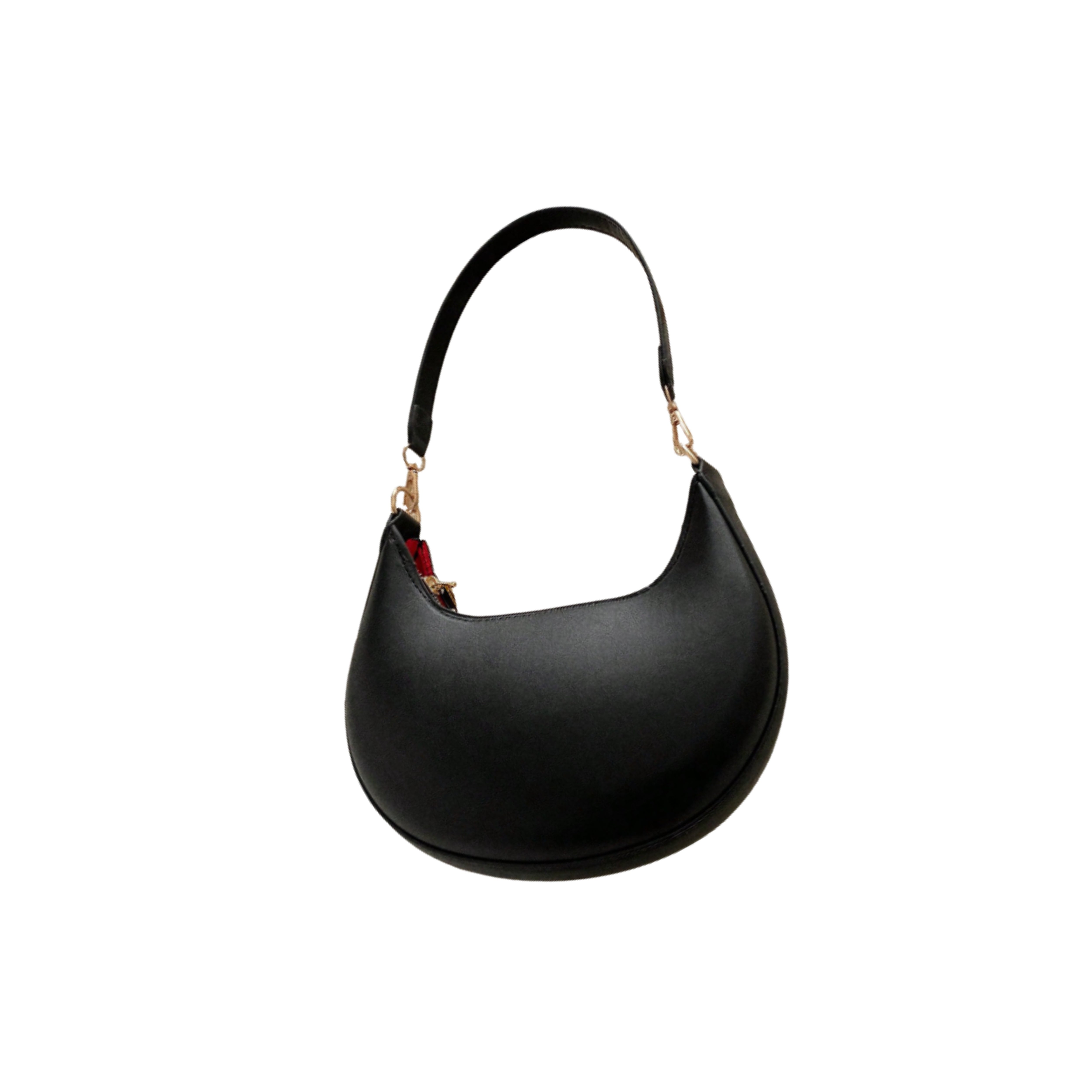 Irene – Minimalist & Chic Crescent PU Leather Shoulder Bag