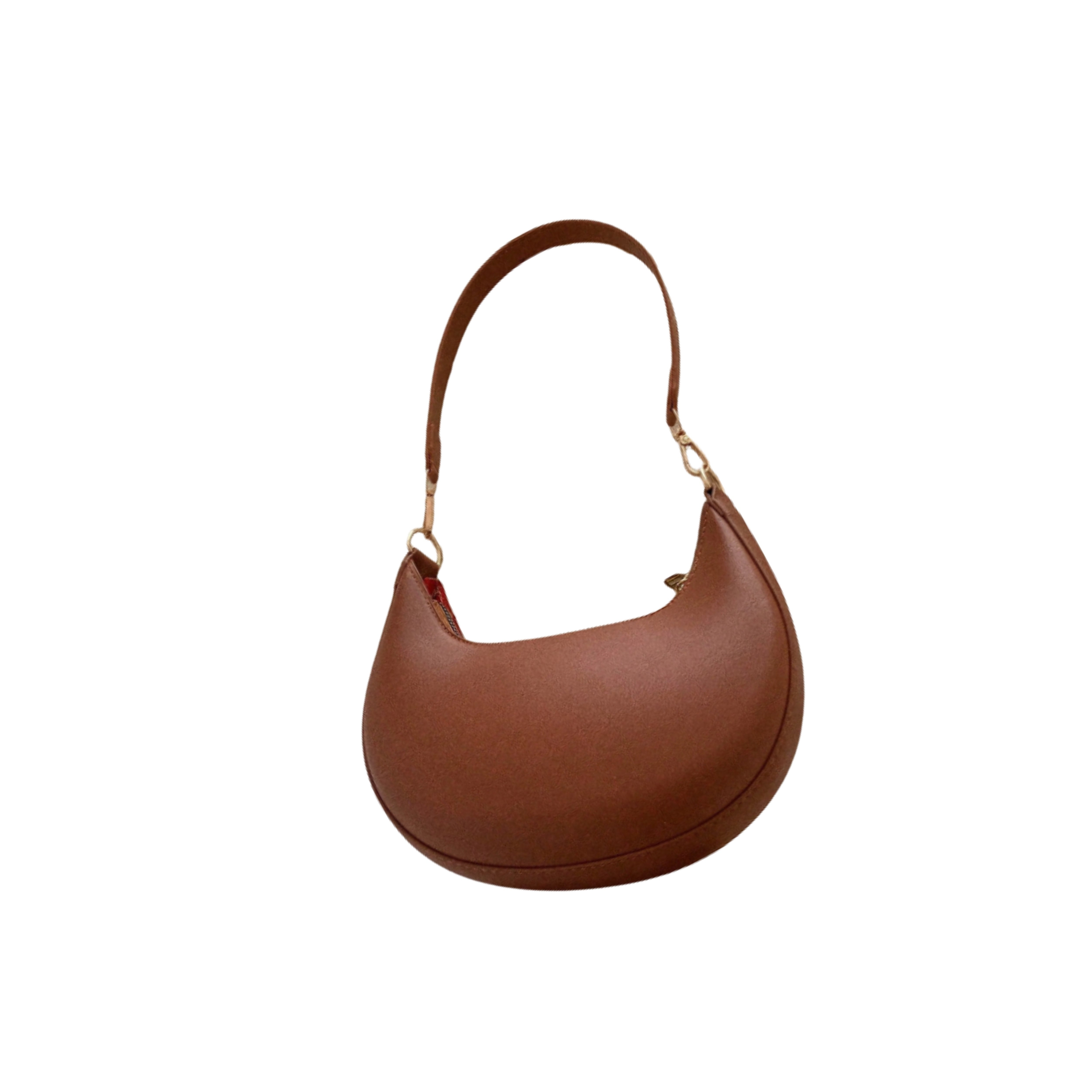 Irene – Minimalist & Chic Crescent PU Leather Shoulder Bag