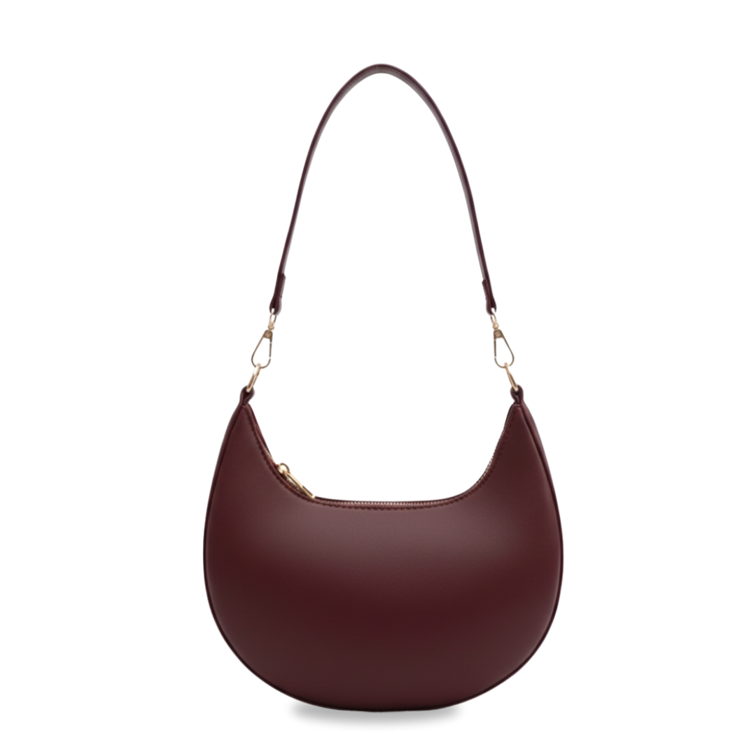 Irene – Chic & Minimalist High-Quality Leather Crescent Shoulder Bag