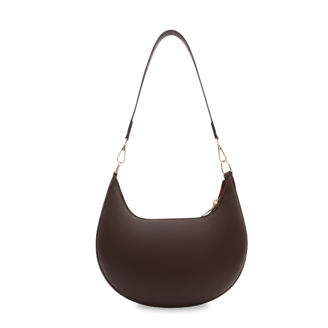Irene – Chic & Minimalist High-Quality Leather Crescent Shoulder Bag