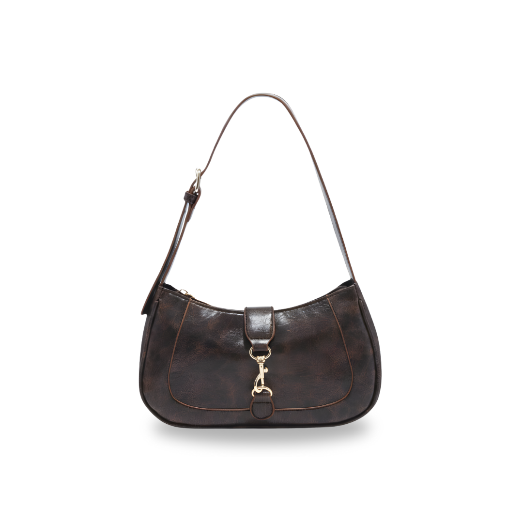 Irene – Premium Leather Minimalist Crescent-Shaped Shoulder Bag