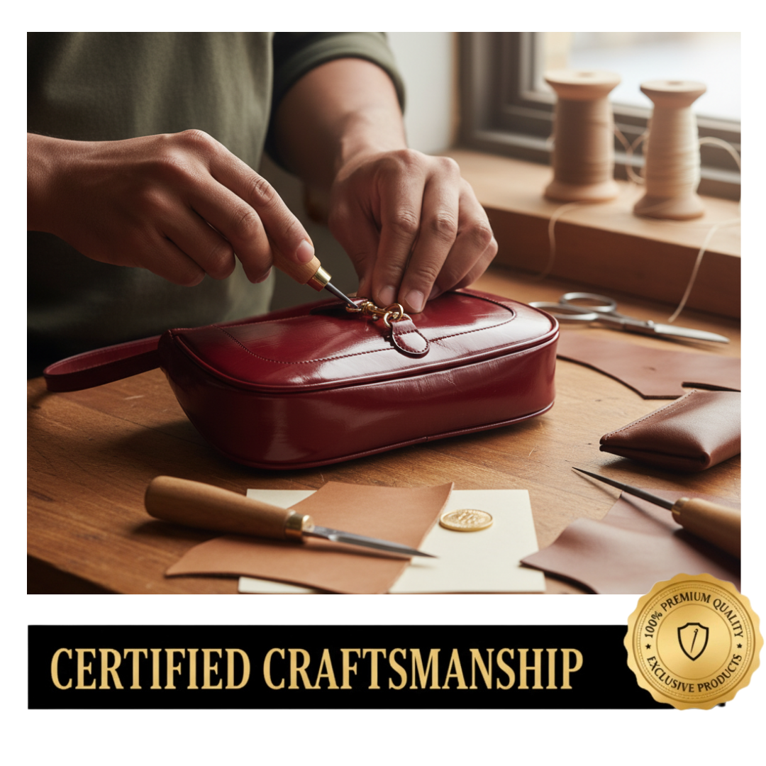 Irene – Premium Leather Minimalist Crescent-Shaped Shoulder Bag