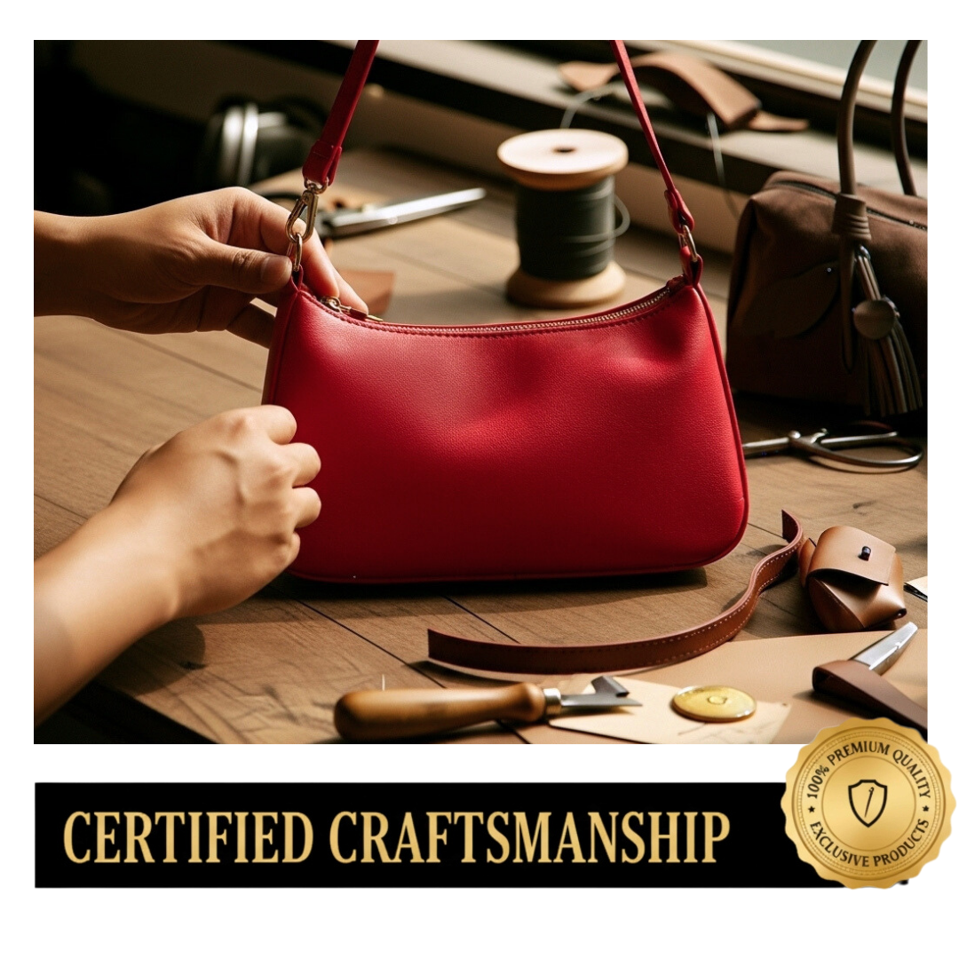 Irene – Lightweight Minimalist Leather Shoulder Bag for Women & Teens