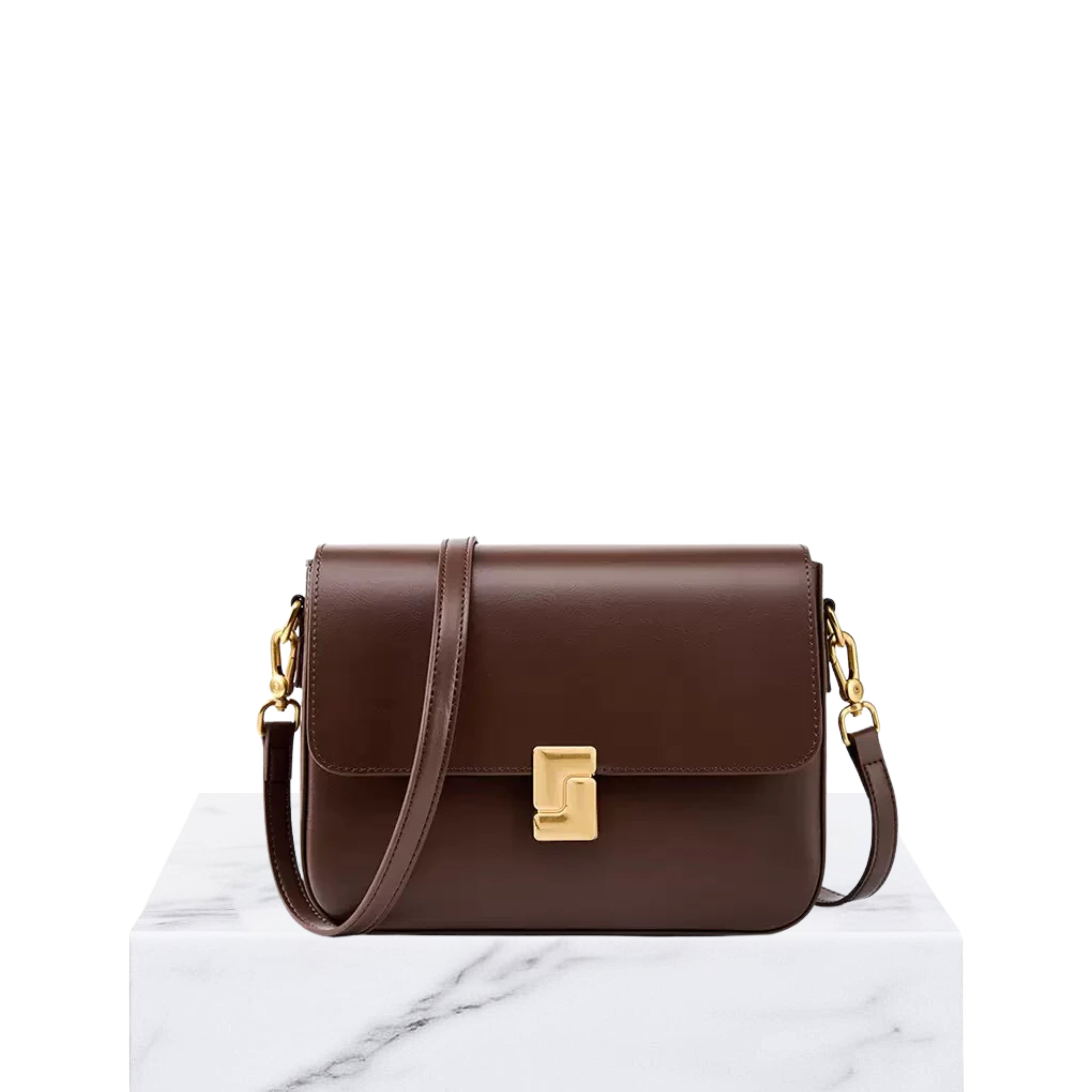 Irene – Stylish & Functional Leather Commuter Crossbody Bag