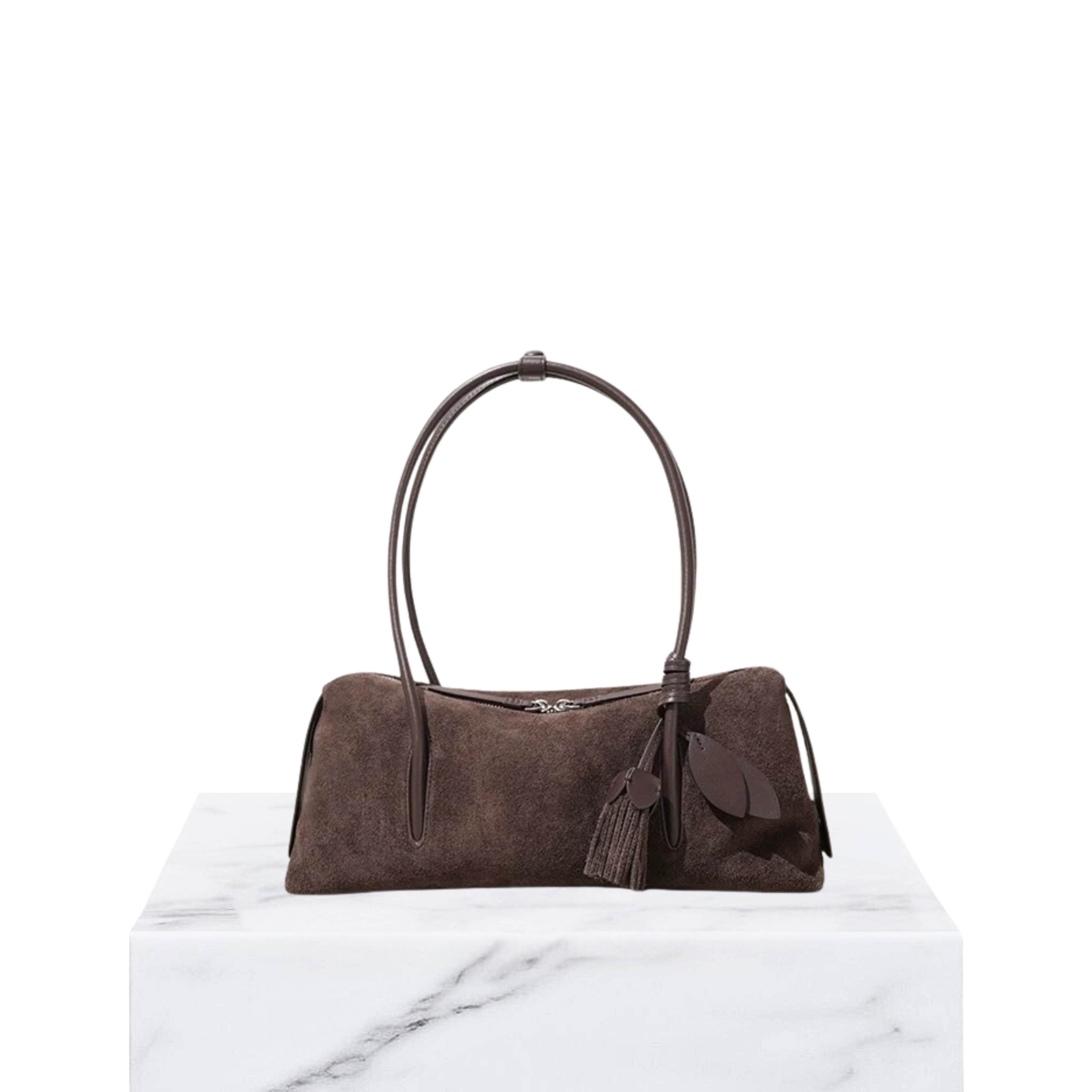 Irene – Modern Matte Leather Tassel Shoulder Bag