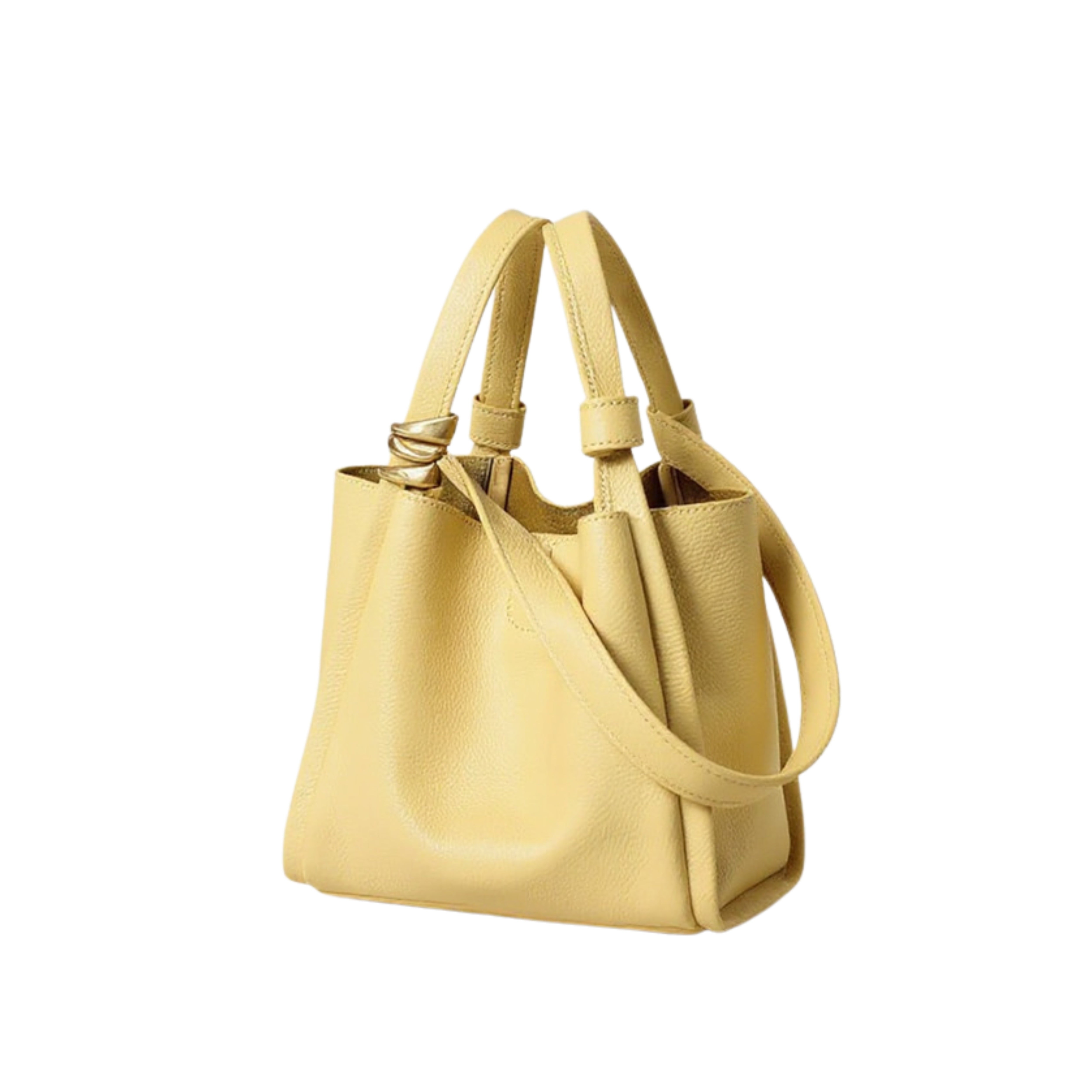 Irene – Unique Denim & Leather Hobo Bag – Soft & Stylish Leather Crossbody Bucket Bag
